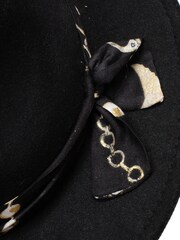 Bibi Bijoux Black 'Celestial Charmscape' Fedora Hat - Image 5 of 5