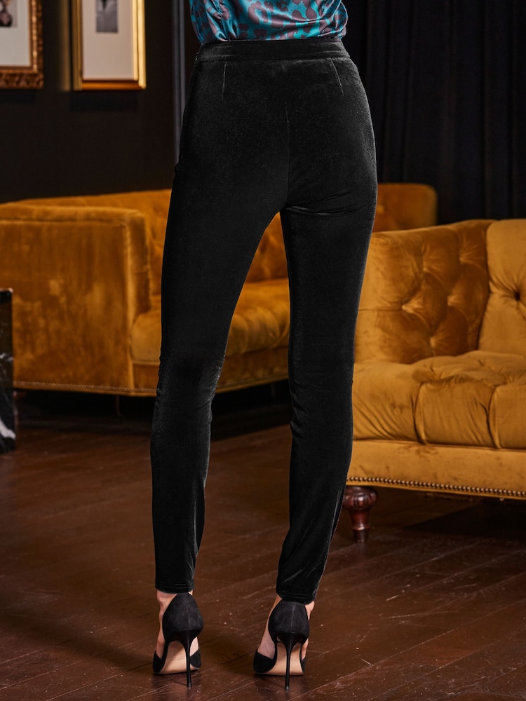 бархатные леггинсы Sosandar Luxe - Изображение 2 из 5