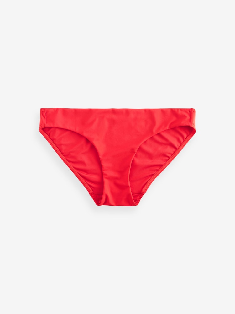 Red High Leg Bikini Bottoms - Image 3 of 3