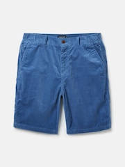 Joules Blue Corduroy Elasticated Waist Shorts - Image 6 of 6