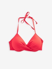 Vermelho - Top de biquíni acolchoado com fio - Imagem 5 de 5