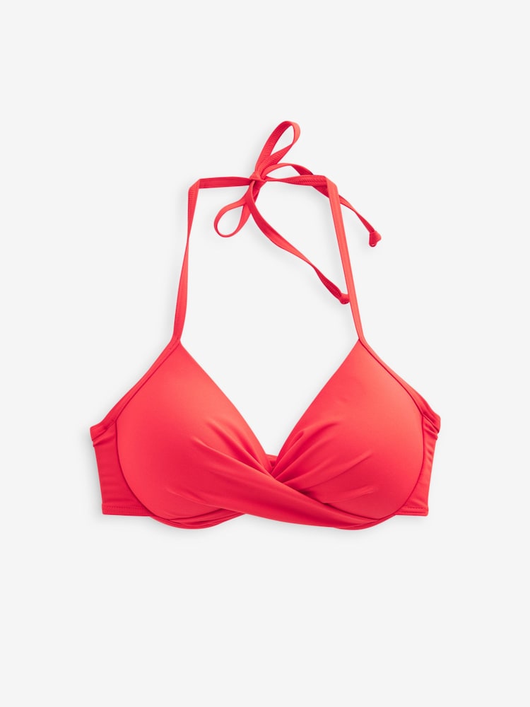 Vermelho - Top de biquíni acolchoado com fio - Imagem 5 de 5