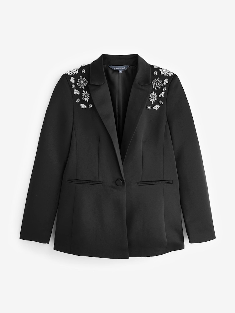 Sosandar Strukturierter Blazer mit verzierten Schultern​​​​​​​ - Bild 6 von 6