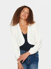 Saint Tropez Mila Open Front Long Sleeve Bolero Cardigan - Image 1 of 6