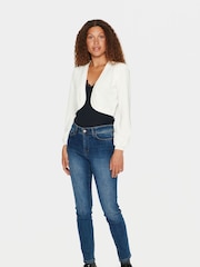Saint Tropez Mila Open Front Long Sleeve Bolero Cardigan - Image 3 of 6