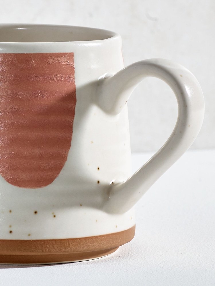 Pink Abstract Mug - Image 2 of 3