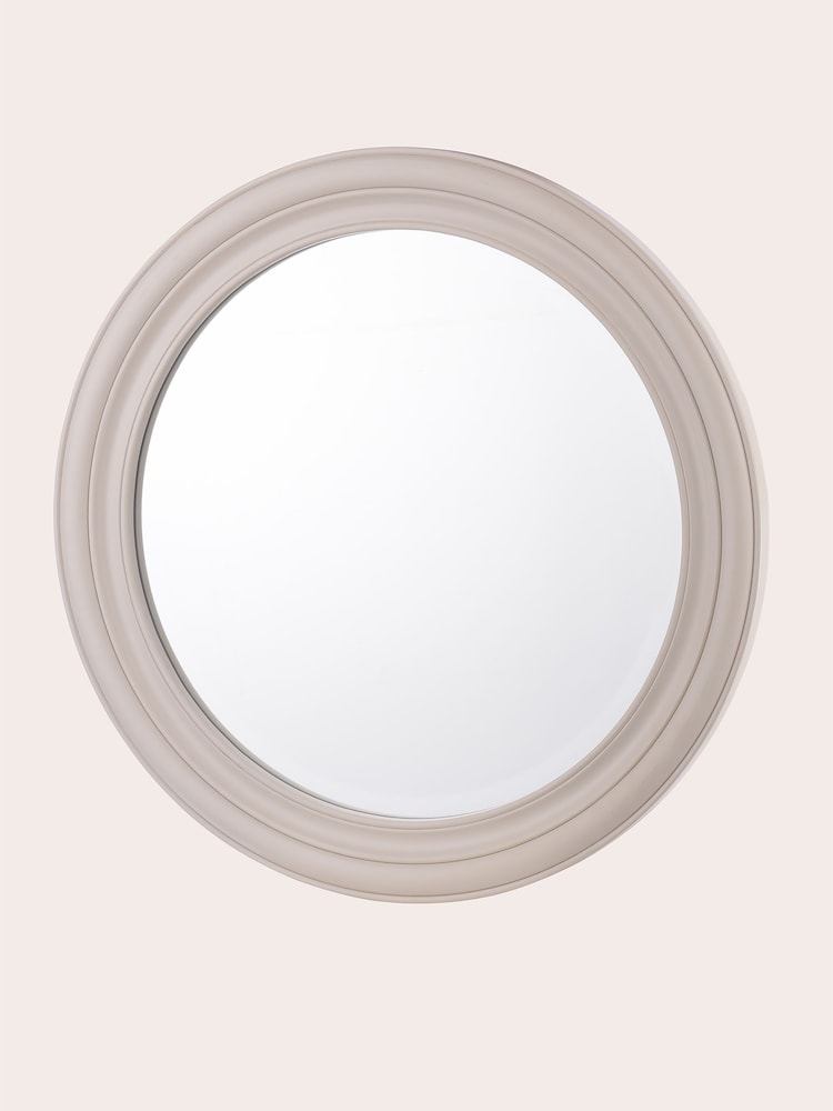 Laura Ashley White Tate Wooden Mirror - Image 2 of 3