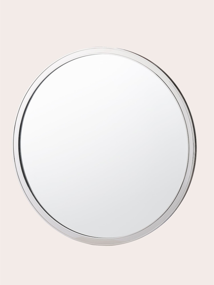 Laura Ashley Chrome Harrington Polished Nickel Mirror - Image 2 of 3