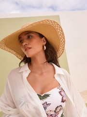 Natural Floppy Summer Hat - Image 3 of 6