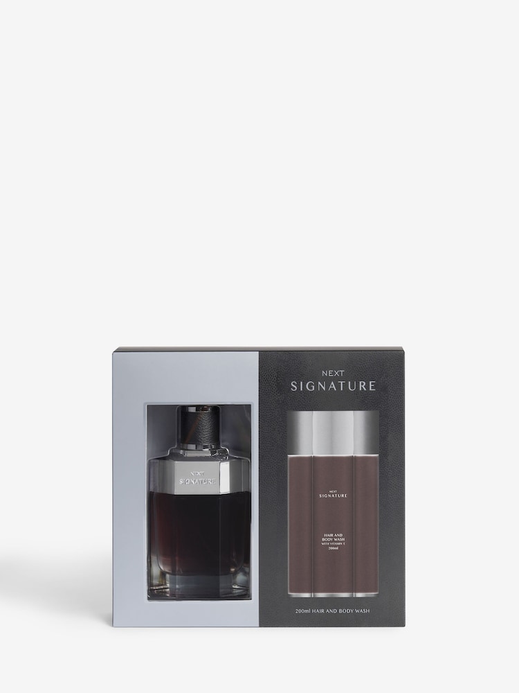 Signature 100ml Eau de Parfum and 200ml Hair and Body Wash Gift Set - Image 1 of 4