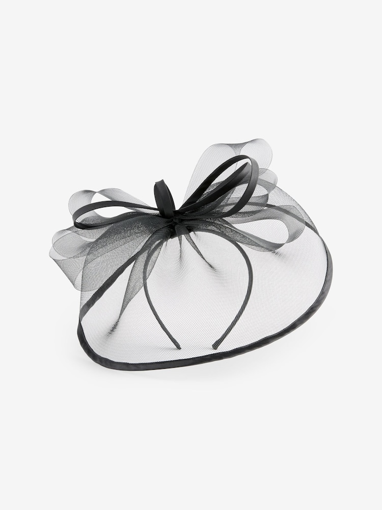 Черный - Крупная повязка на голову Fascinator - Image 2 of 2