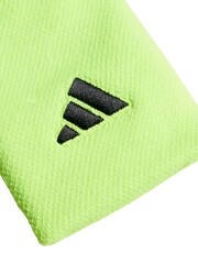 adidas Yellow/Black Sport  Adult Tennis Large Wristband - Image 3 of 4