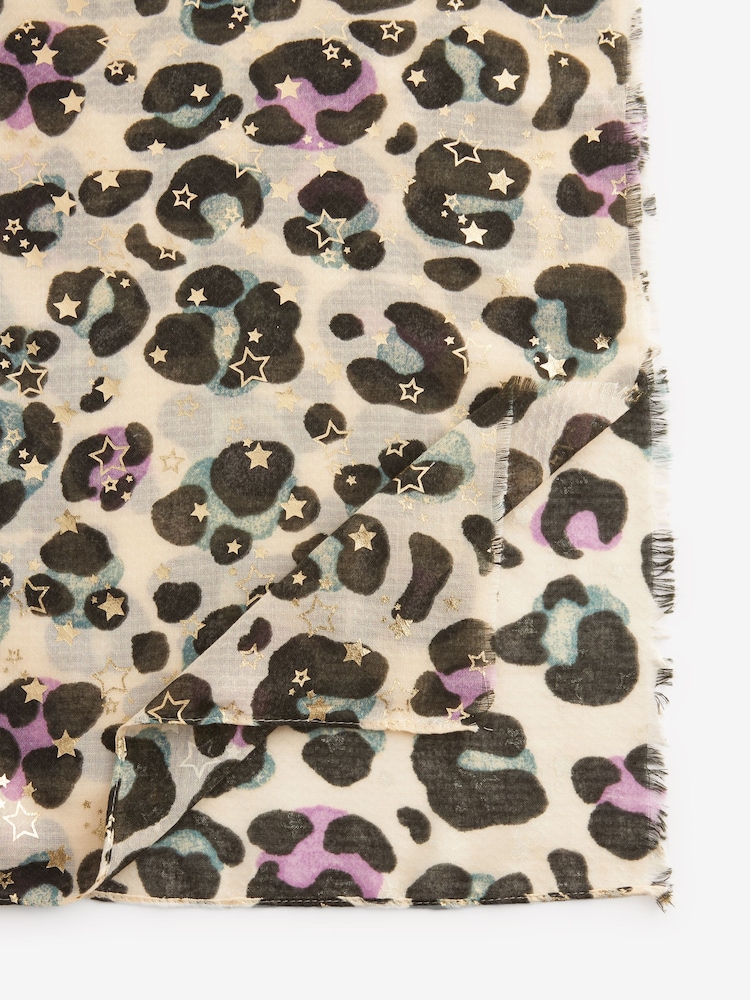 Animal Foil Star Lightweight Scarf - Image 6 of 6