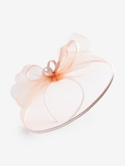 Розовый - Крупная повязка на голову Fascinator - Image 3 of 3