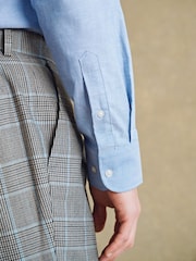 Barbour® Blue Cotton Oxford 100% Cotton Shirt - Image 4 of 9