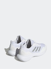 adidas White Gamecourt 2.0 Tennis Trainers - Image 4 of 9