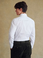 Barbour® White Cotton Oxford 100% Cotton Shirt - Image 3 of 9