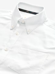 Barbour® White Cotton Oxford 100% Cotton Shirt - Image 8 of 9