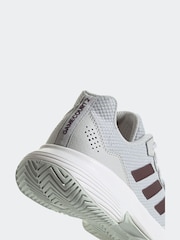 adidas Grey Gamecourt 2.0 Tennis Trainers - Image 8 of 8