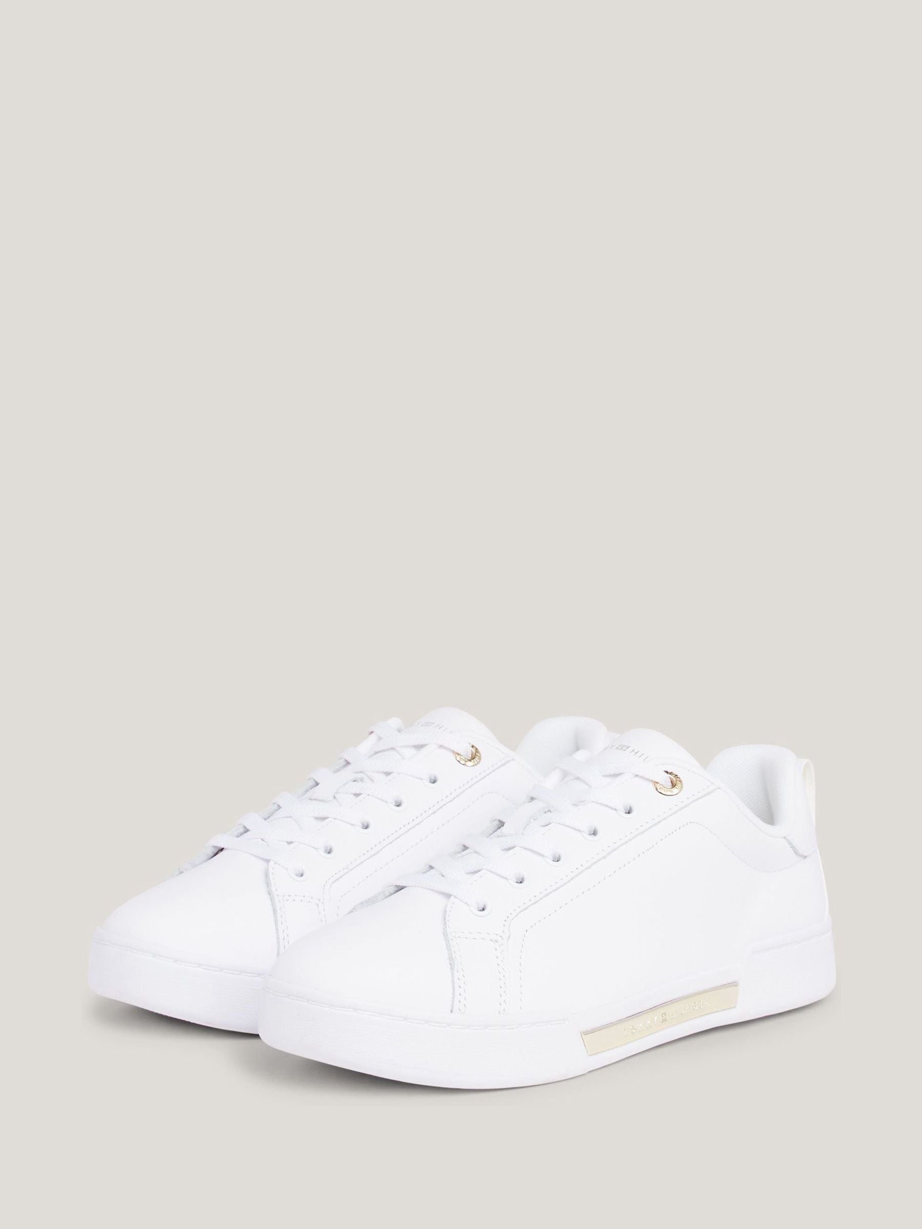 Buy Tommy Hilfiger White Chique Court Trainers from Next USA