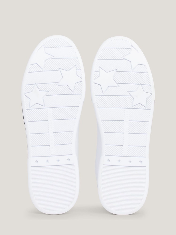 Tommy Hilfiger White Chique Court Trainers - Image 5 of 7