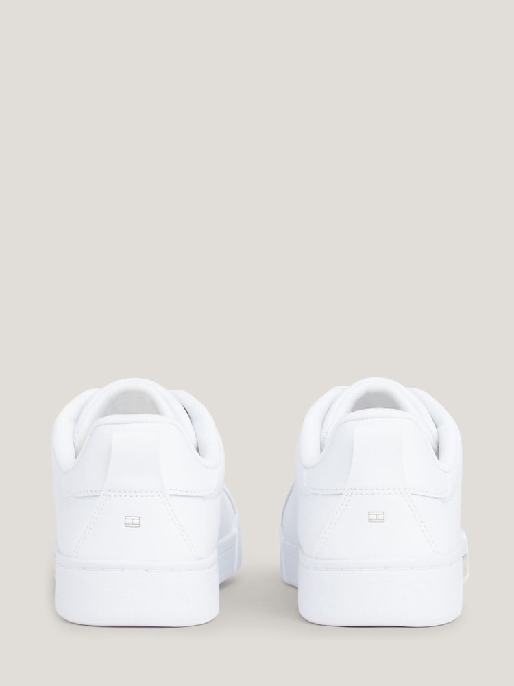 Tommy Hilfiger White Chique Court Trainers - Image 6 of 7