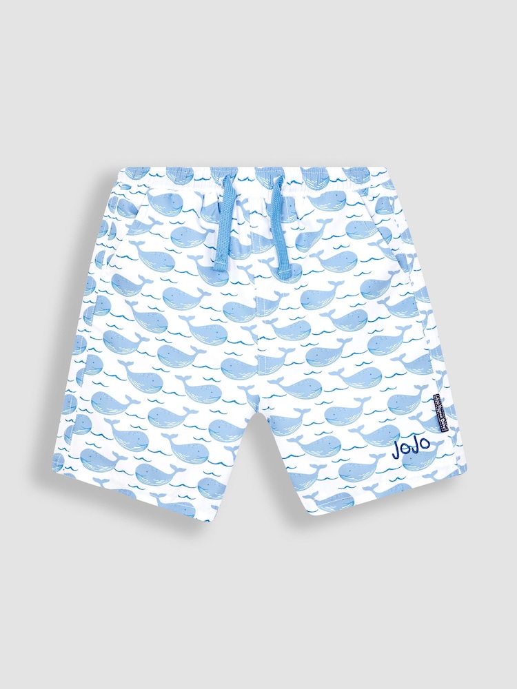 JoJo Maman Bébé Blue Swim Shorts - Image 5 of 7