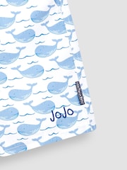 JoJo Maman Bébé Blue Swim Shorts - Image 7 of 7