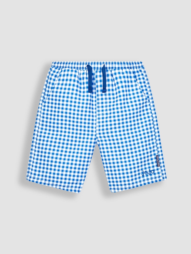 JoJo Maman Bébé Cobalt Blue Swim Shorts - Image 1 of 5 JoJo Maman Bébé Cobalt Blue Swim Shorts - Image 1 of 5