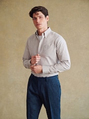 Barbour® Neutral Cotton Oxford 100% Cotton Shirt - Image 1 of 10