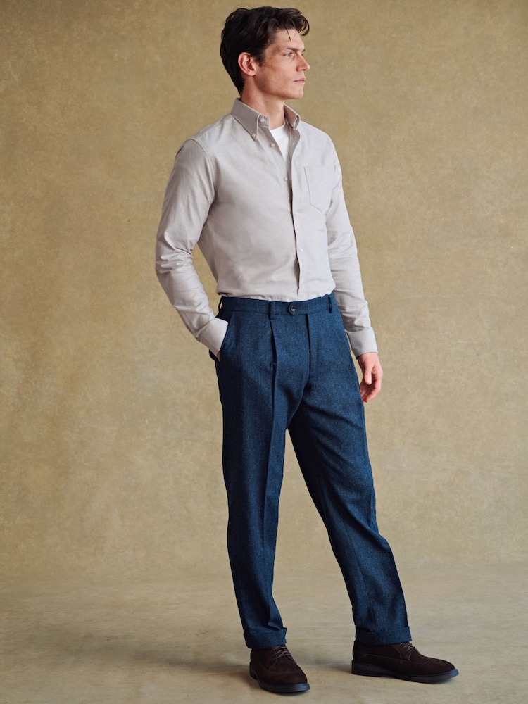 Barbour® Neutral Cotton Oxford 100% Cotton Shirt - Image 2 of 10 Barbour® Neutral Cotton Oxford 100% Cotton Shirt - Image 2 of 10