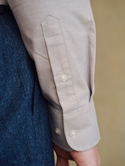 Barbour® Neutral Cotton Oxford 100% Cotton Shirt - Image 7 of 10