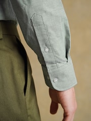 Barbour® Green Cotton Oxford 100% Cotton Shirt - Image 5 of 8