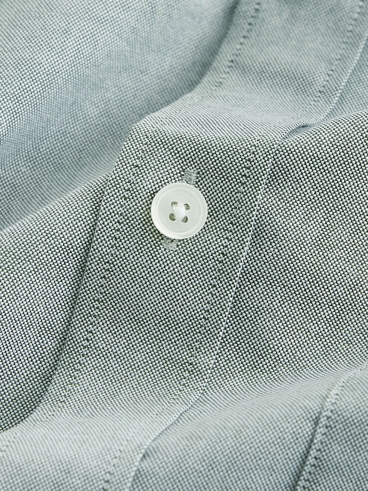 Barbour® Green Cotton Oxford 100% Cotton Shirt - Image 8 of 8