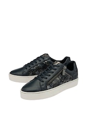 modra - Športni copati za vsak dan z zadrgo Lotus Leather - Slika 2 iz 4