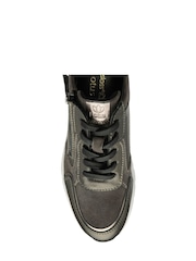Lotus Grey Leather Casual Zip-Up Trainers - Image 4 of 4