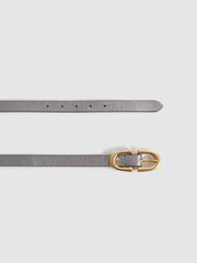 Reiss Silver Bailey Horseshoe Belt - Image 4 of 5
