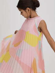 Reiss Multi Pixie 13-14 yrs Pleated Ruffle Dress - Image 1 of 7
