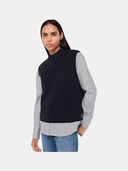 Whistles Blue Wool Sleeveless Tank - Image 1 of 8