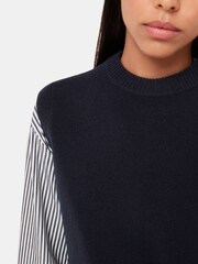 Whistles Blue Wool Sleeveless Tank - Image 5 of 8