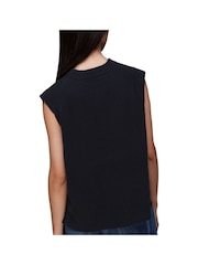 Whistles Blue Wool Sleeveless Tank - Image 7 of 8