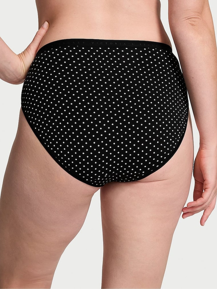 Victoria's Secret Black Dots Brief Knickers - Image 2 of 3