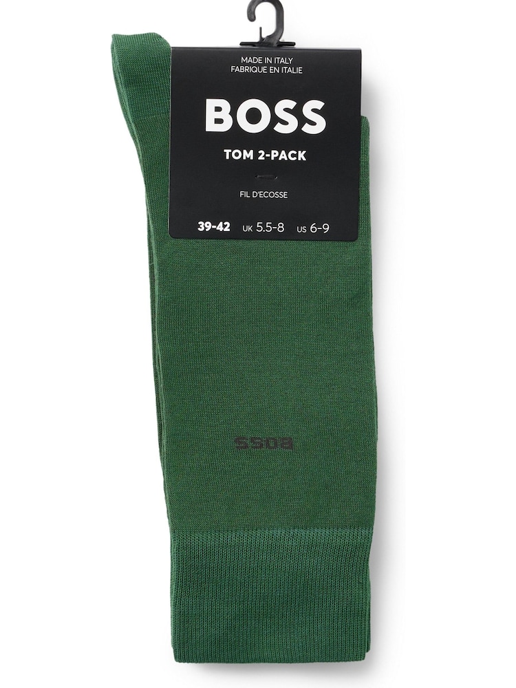 Grün - BOSS Socken mit Logo in regulärer Länge im 2er-Pack - Bild 2 von 3