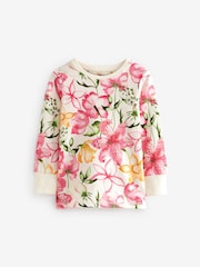 Pink/Cream Fairy Long Sleeve Snuggle Pyjamas 3 Pack (9mths-16yrs) - Image 9 of 15