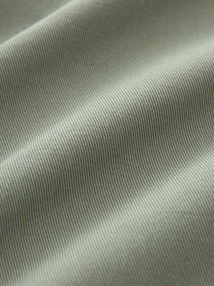 Green Twill Single Pocket Shacket Overshirt - Image 7 of 7