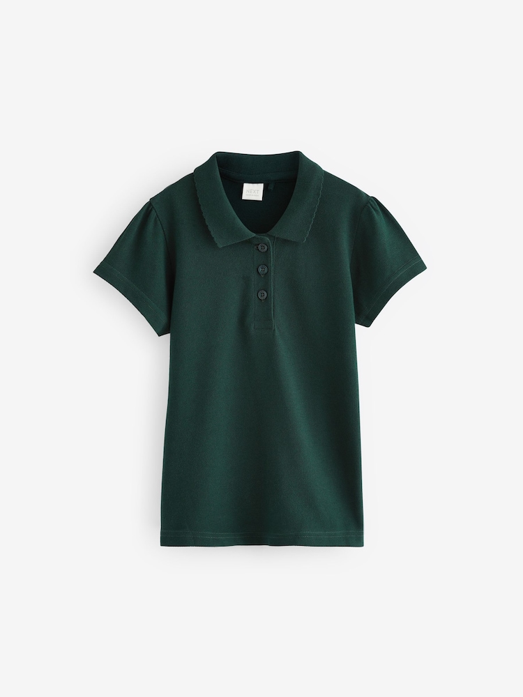Grün - Kurzarm-Poloshirts aus 100 % Baumwolle, 2er-Pack (3–16 J.) - Bild 2 von 5 Grün - Kurzarm-Poloshirts aus 100 % Baumwolle, 2er-Pack (3–16 J.) - Bild 2 von 5