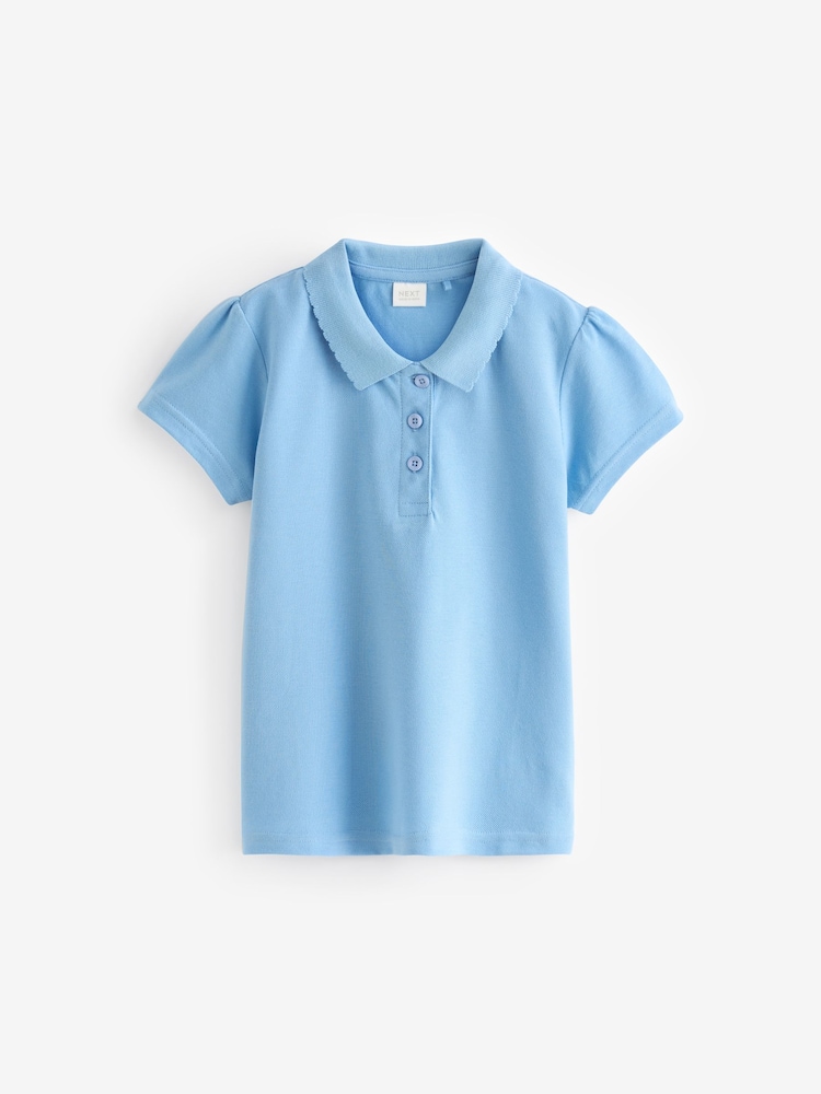 Blau - Kurzarm-Poloshirts aus 100 % Baumwolle, 5er-Pack (3–16 J.) - Bild 2 von 5 Blau - Kurzarm-Poloshirts aus 100 % Baumwolle, 5er-Pack (3–16 J.) - Bild 2 von 5