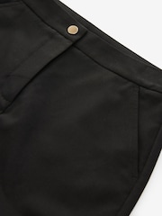 Black Senior High Waist Flared School Trousers (9-17yrs) - Image 7 of 8