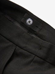 Black Senior High Waist Flared School Trousers (9-17yrs) - Image 8 of 8