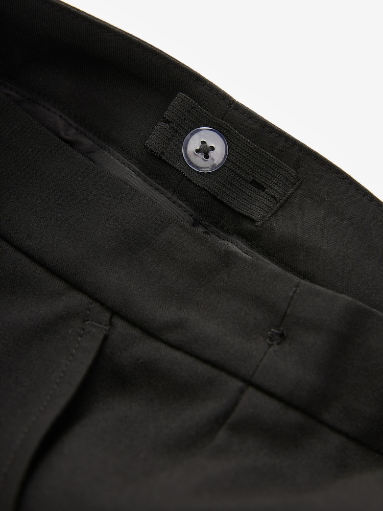 Black Senior High Waist Flared School Trousers (9-17yrs) - Image 8 of 8